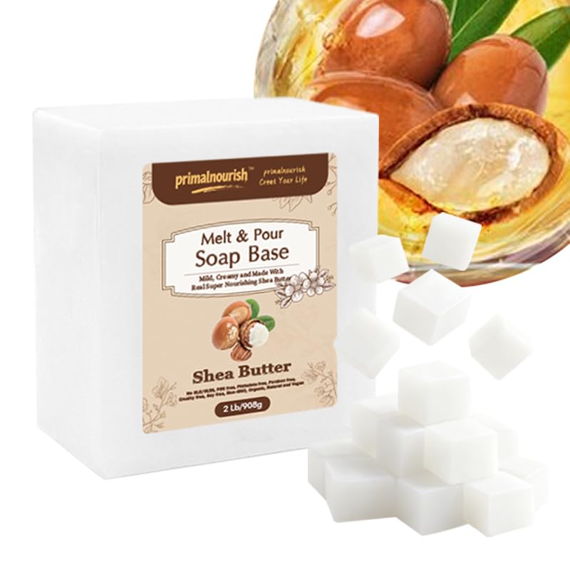 Clear Soap Base, Melt And Pour Soap Base, Glycerin Soap Base, Vegetable, Easy To Cut, Soap Base For Soap Making, 5.2lb,Unscented