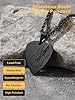 U7 Guitar Pick Pendant Cool Black Necklace For Men Women Music Gift Jewellery Plectrum Necklaces #3
