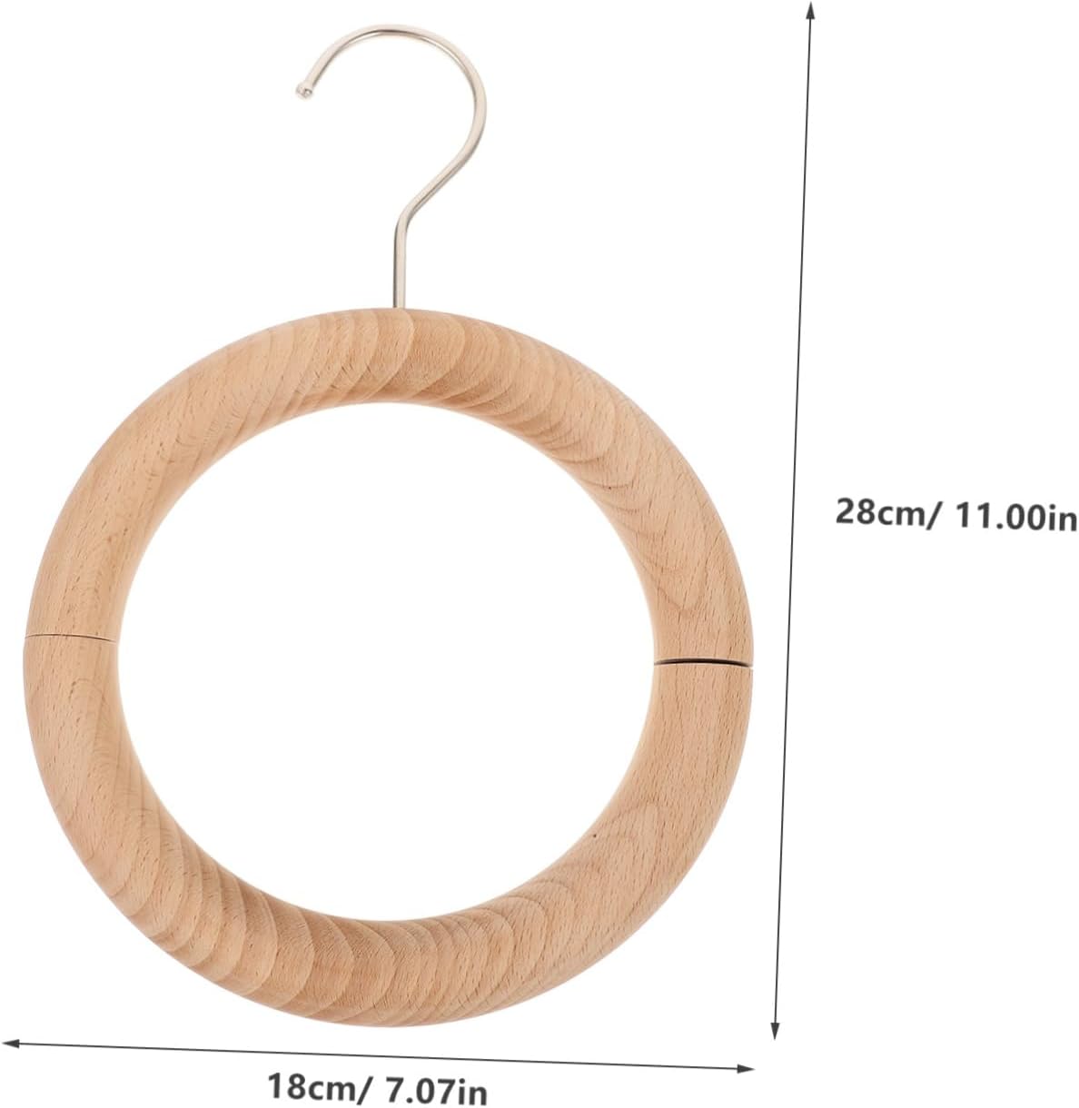 Closet Organization Tool Fine Workmanship Scarf Organizer Necktie Hanger Magnetic Design for Belt Storage
