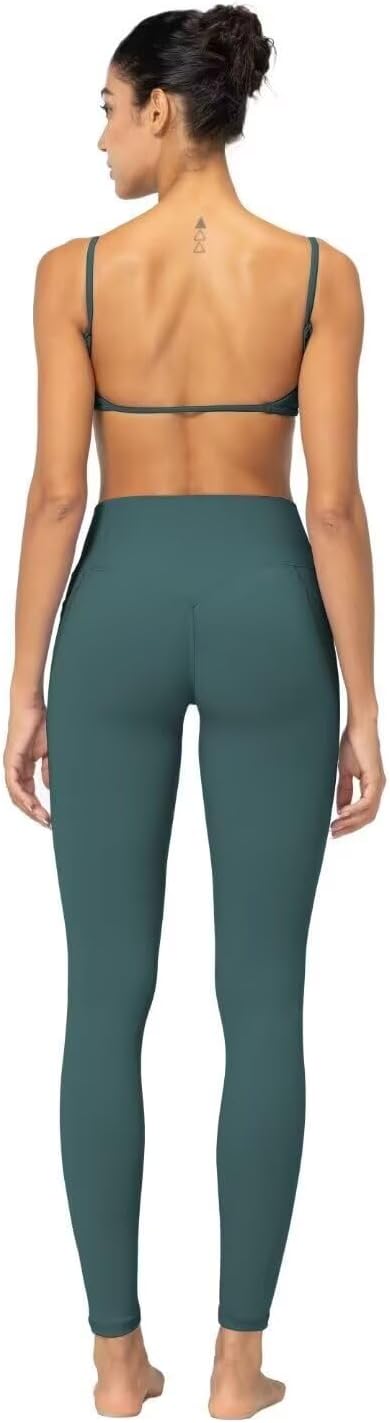 Sunzfly Invisible Butt Scrunch Workout Leggings with Pockets for Women, No Front Seam Gym Yoga Pants with Tummy Control - Image 5
