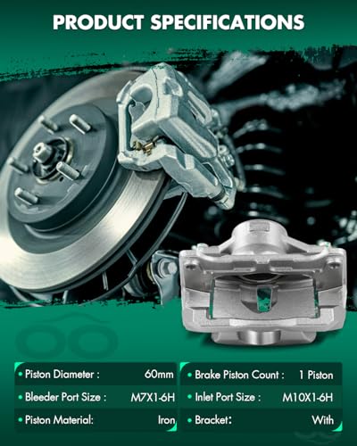 Image of SCITOO Front Right Brake Caliper With Bracket 19B7503 Fit For Lexus For ES250 2021-2023,For ES300h 2019-2023,For ES350 2019-2023,For Toyota For Avalon 2019-2022,For Camry 2018-2023,For RAV4 2019-2023
