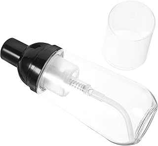 FOMIYES Travel Sized Foaming Pump Bottles 3pcs 60ml Mousse Foaming Bottle Empty Clear Soap Dispenser Plastic Refillable Lash Shampoo Containers