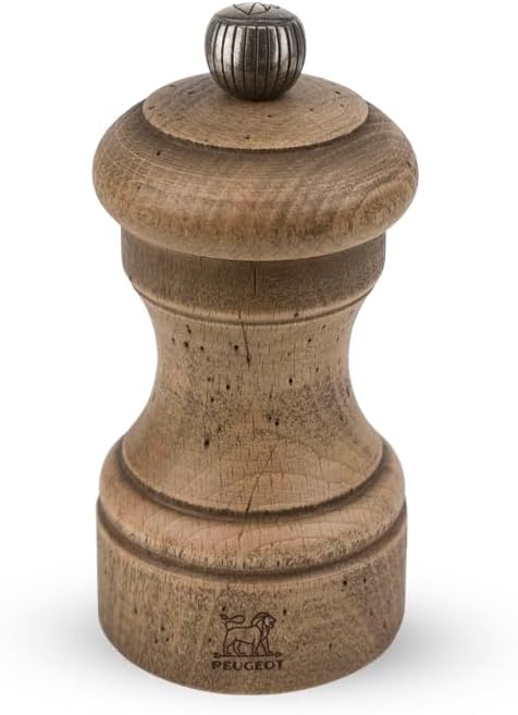 Peugeot Bistro Antique Distressed Beechwood 4 inch Salt Mill,30940
