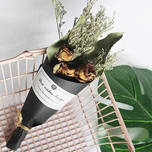 2PCS Mini Ramo de Flores Secas para Decoración miniatura 2