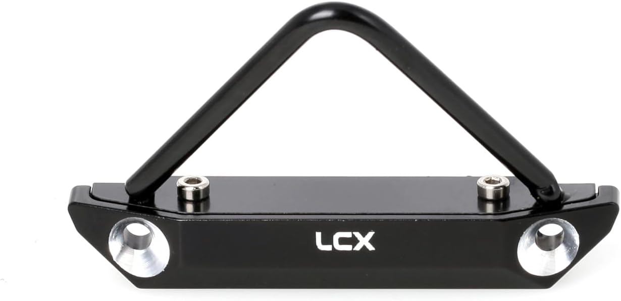 LCX Racing 1/24th RC Crawler Car CNC Machined Aluminum Front Bumper for Axial SCX24, Upgrades Parts Accessories