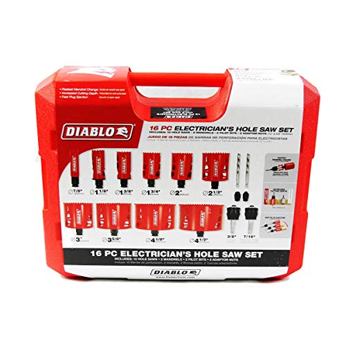 Diablo Bi-Metal Hole Saw Set for Electricians