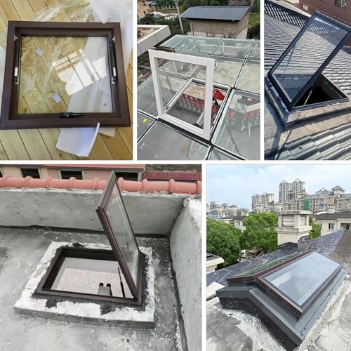 Trampilla de acceso al techo de aluminio 55x80cm ventana para ático 8