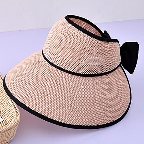 Chapeau de plage en paille ajustable pour femme idéal pour les vacances et les sorties