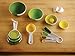 Chef'n SleekStor Pinch+Pour Prep Bowl Set (Green Tonal)