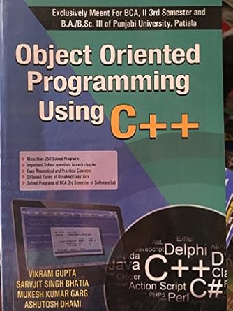 Buy object oriented using c++ Book Online at Low Prices in India ...