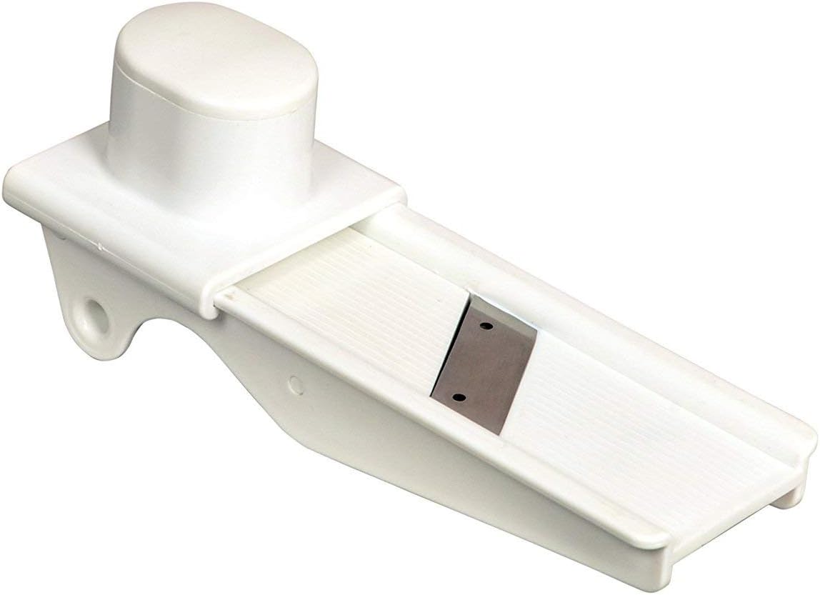 Fruit Slicer, Almond Wide Slicer,Adjustable Mandoline Slicer Kitchen Stainless Steel Manual Cutter Shredder Julienne for Slicing Food Fruit Vegetables