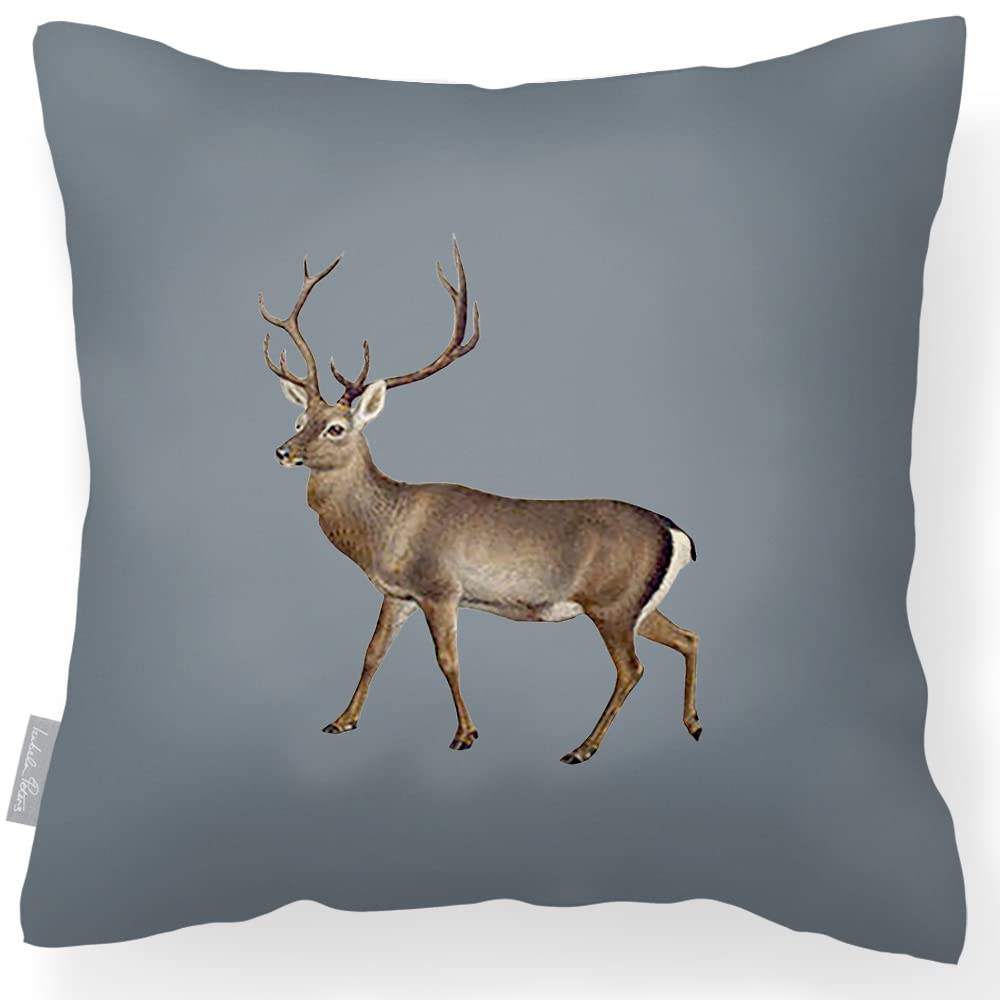 Izabela Peters Outdoor Cushions Waterproof, 43 cm, Filled Outdoor Cushion, Stag - Grey, Garden Furniture Cushions, Outdoor Seat Cushions, Garden Chair Cushions — image 1