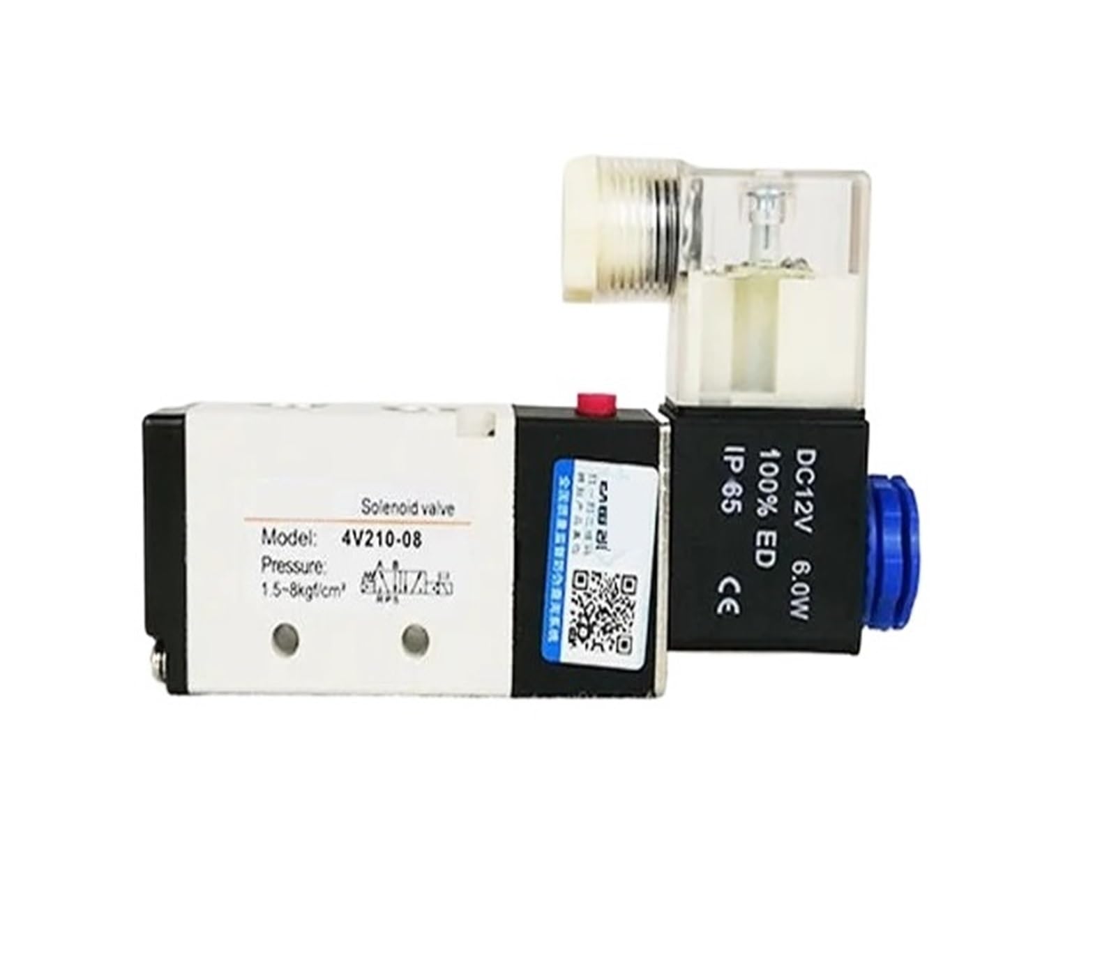 UWUKCJOKQ Pneumatic Electric Solenoid Valve 4V210-08 24V 12V 2 Position 5 Port Five Way Control Electromagnetic Air AC110V 220V