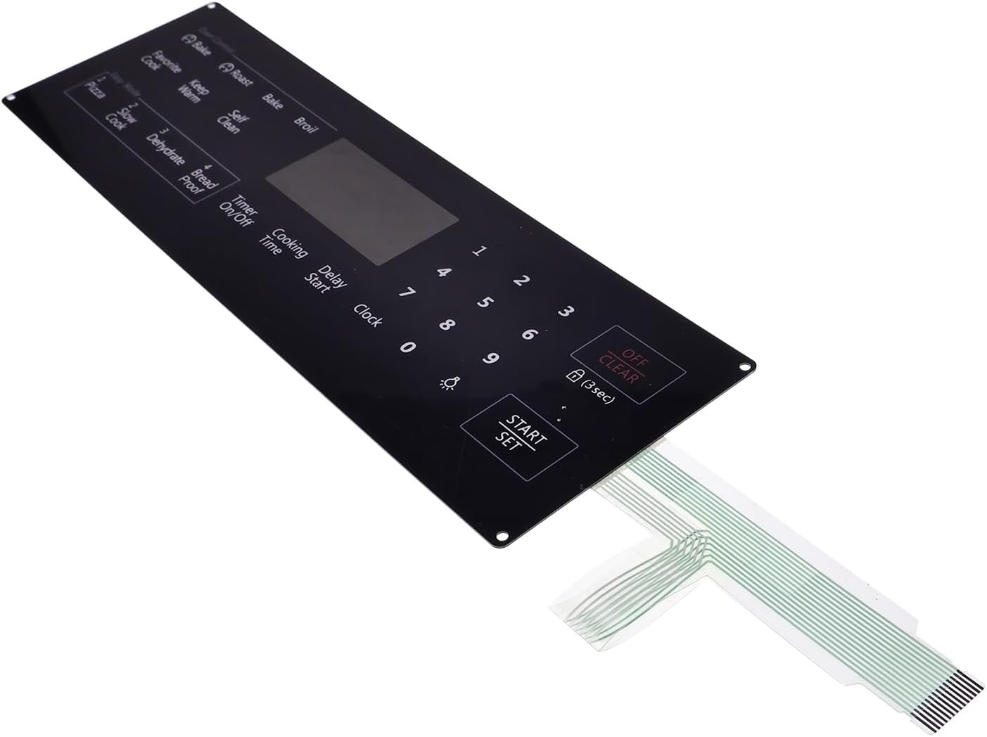 AIVWUMOT Membrane Switch Touchpad DG34-00027B DG34-00027A Compatible with Samsung Range Oven Stove NX58H5600SS NX58J5600SG NX58F5700WS NX58M5600SB