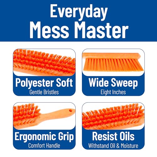 Brosse de comptoir à poils souples en polyester résistant de 20,3 cm