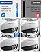 TESLAUNCH Touch Up Paint for BMW, Mineral White (A96) Exact Match Touch Up Paint Car Scratch Repair (Mineral White Metallic Tricoat for 2/3/5 Series/X1/2020 X2/18 X3/X4)