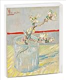 Vincent van Gogh Notecard Set: Sprig of Flowering Almond in a Glass, Arles, 1888