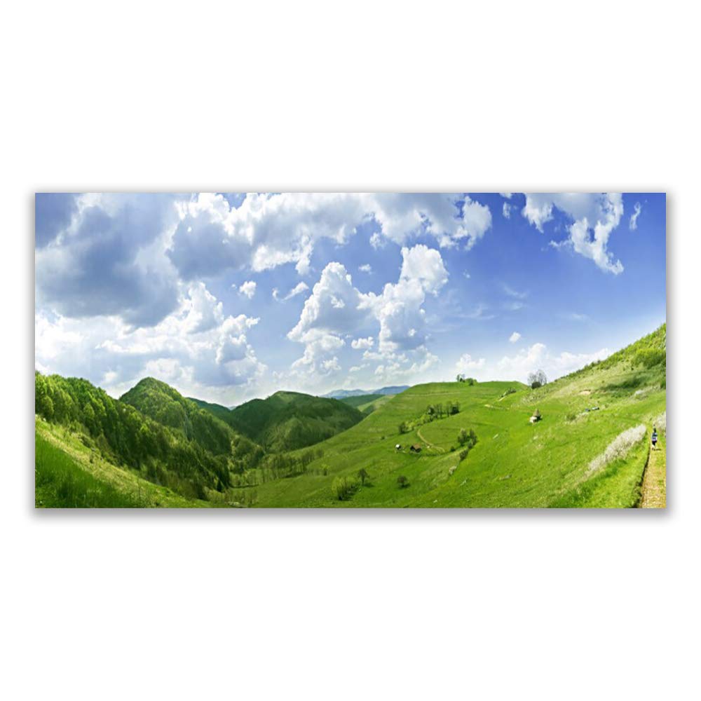 Impression sur verre trempé 120x60cm tableau mural moderne nature Tulup