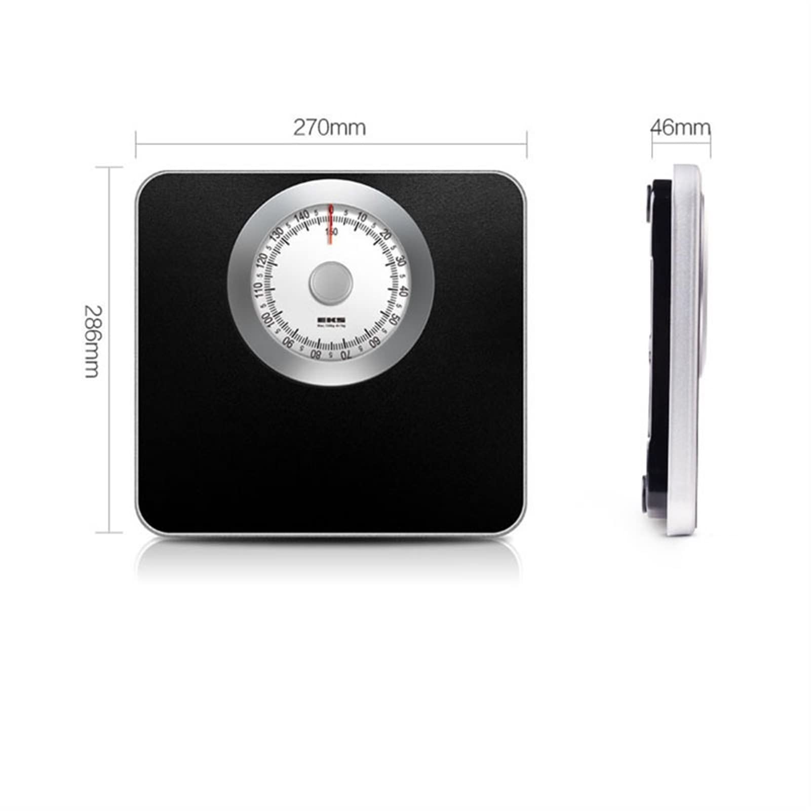 JINGYAN Cyfrowa waga osobowa Precision Mechanical Scale Smart Bathroom Body Weight Floor Home Human Spring 150 kg