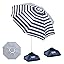 A-Navy Striped Simple