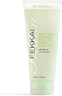 The Original Brilliant Glossing Styling Creme - 3.4 oz - Boosts Shine, Smoothes Frizz & Defines Curls with Olive Oil - Free of Sulfates, Parabens, Phthalates - Vegan, Cruelty-Free