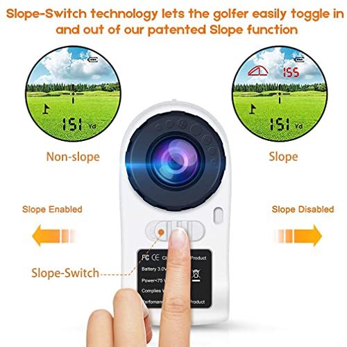 Rangefinder Golf 656 Yards Rangefinder with Flag-Lock, 6X Magnification,Vibration,Distance Measurement,The Most Suitable Gift for golfers - Image 4