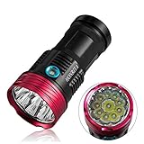 Luz de linterna de alta calidad: LED brillante de Utral, resistente al agua o especial diseñado para su uso en la lluvia. Su cuerpo de aleación de aluminio de grado aeronáutico duradero y resistente a los golpes resisten el manejo.