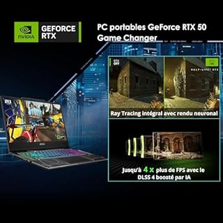 MSI Cyborg 15 B2RWFKG-015FR : Intel Core 7 240H - 16GB DDR5 - SSD 512GB - Nvidia RTX5060 8GB - 15.6' Full HD 144Hz - Windows 11 Famille