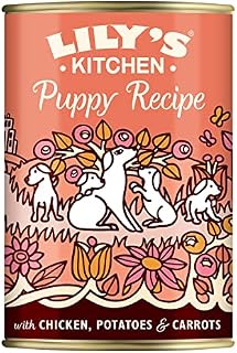Lily's Kitchen Puppy Recipe with Chicken Wet Dog Food, 6 x 400g