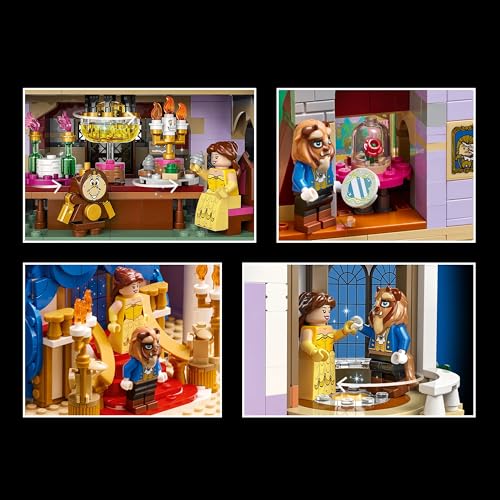 Image of LEGO ǀ Disney Princess Beauty and The Beast Castle Building Kit, Gift-Giving Idea for Fans 43263