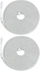 Kit 2 Rolos Mangueira de LED NEON 3000K 12V 20W IP65 5 Metros Cada