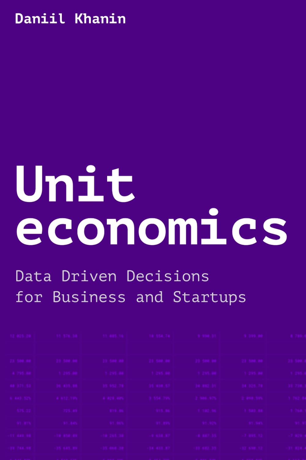 Unit economics: Data Driven Decisions for Business and Startups