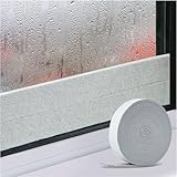 Condensate Water Absorption Tape for Window - Condensation Moisture Absorber Strip Grey Water Barrier Condensation Absorber for Home 1.18inch*157inch