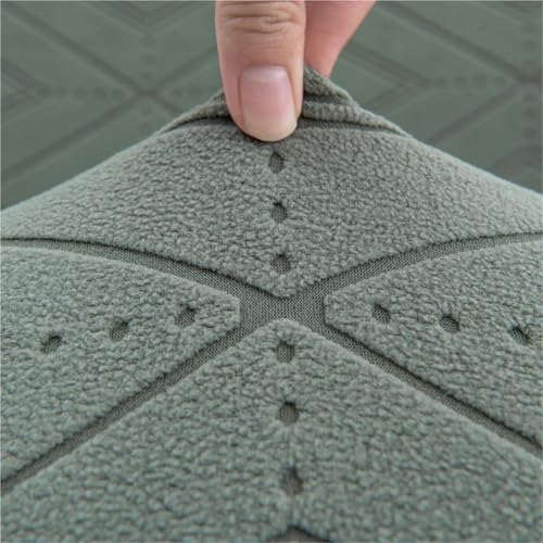 Housse de canapé jacquard pour masquer l'usure d'un vieux meuble - 8