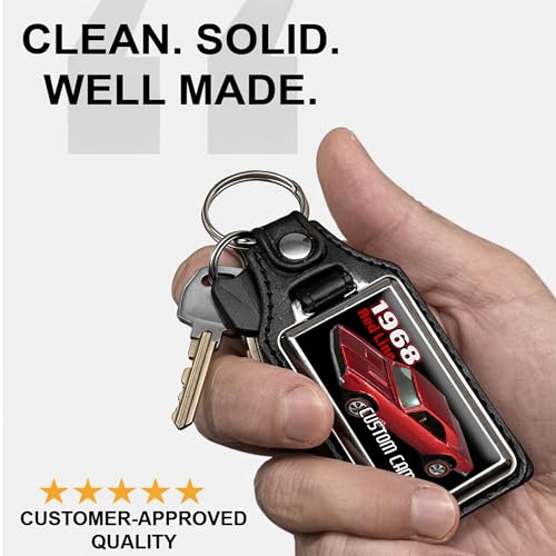 Image of Brotherhood Car Key Chain for Camaro - Classic Models Keychain for Men and Women Gift Key Ring - -