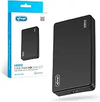 Case Gaveta HD Externo 2,5" Sata USB 3.0 Slim – Adaptador para HD/SSD Notebook e PC, Alta Velocidade de Transferência, Plug & Play