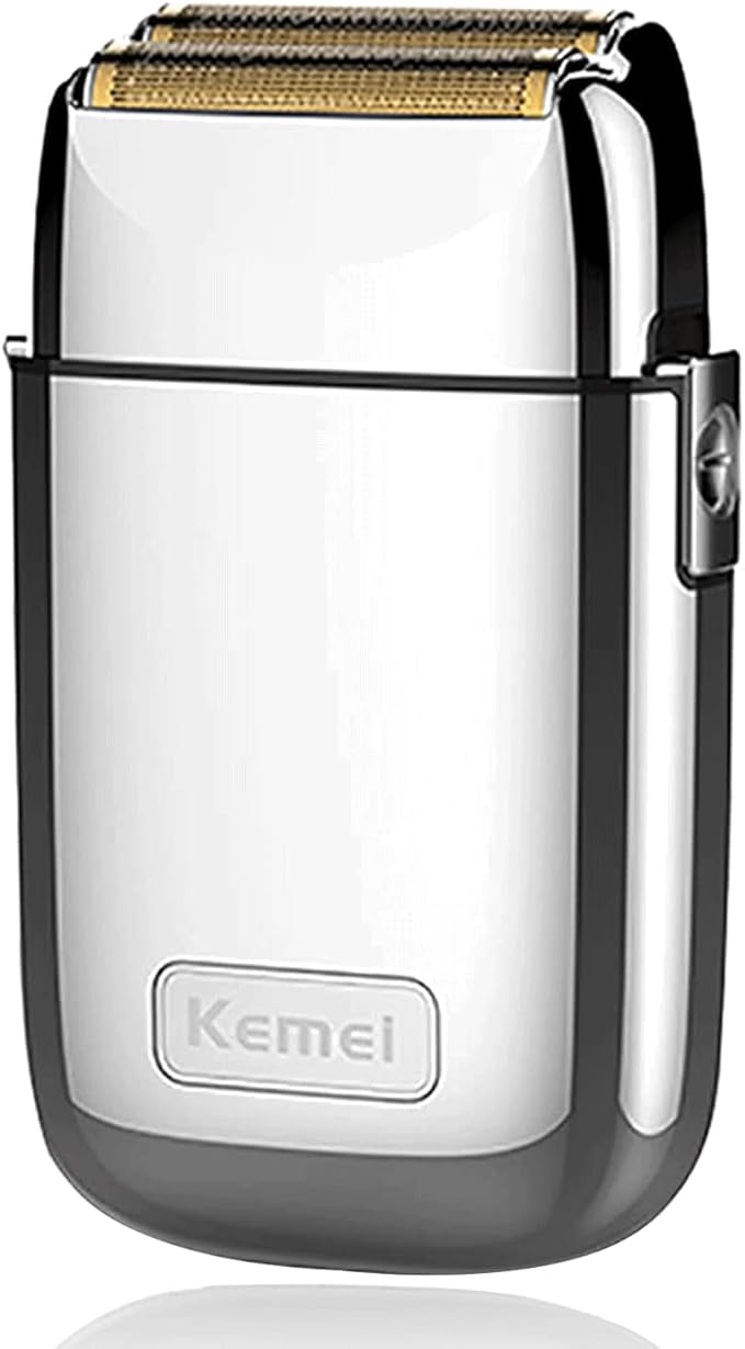 KEMEI Foil Shaver for Men，All metal,Professional Electric Razor