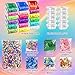 Imagen de Kit de 18 colores para hacer slime para niñas