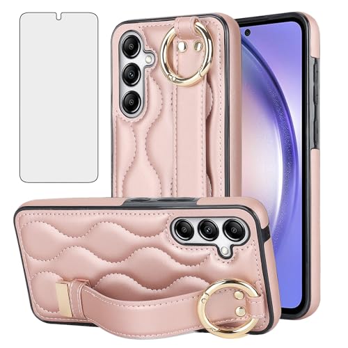 Coque Samsung Galaxy A54 5G anti-glisse pour éviter les chutes avec cordon poignet