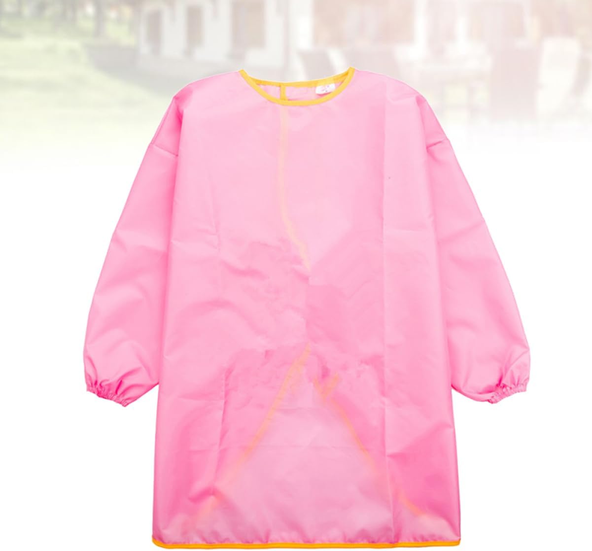 Abaodam 2pcs Pink Boys and Girls Art Smock Long-sleeved Painting Apron for Boys and Girls Ages Easy Clean