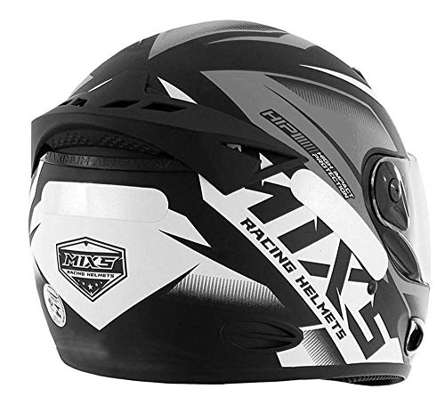Capacete Moto MX2 Storm Preto com grafite Brilhante 60