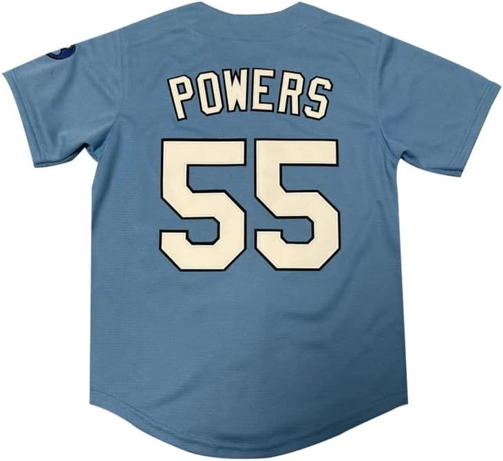 Miniatura 3 de Madjus Camiseta de béisbol de la película de hip hop de Kenny Powers #55 para jóvenes