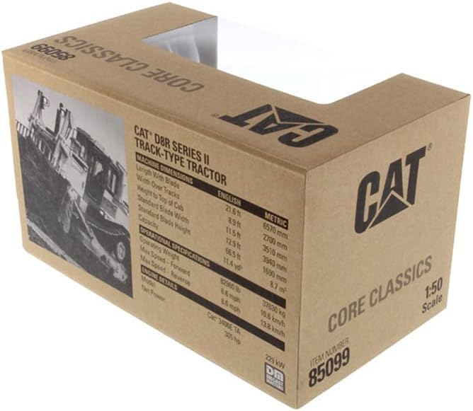 Miniatura 7 de para Caterpillar D8R Serie II Tractor Bulldozer/Tractor 1/50 DIECAST Camión Pre-Construido Modelo