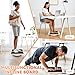 2-in-1 Professional Slant Board & Balance Board, Wooden Adjustable Incline Board Wobble Board Standing Desk Calf Stretcher for Squats Stretching Leg Knees Heel Ankle