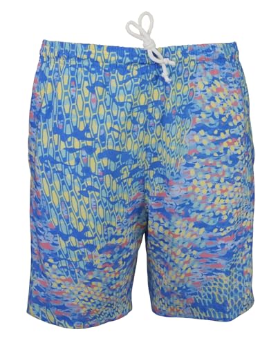 Weekender Men's Print Swim Trunk - Fish Geo