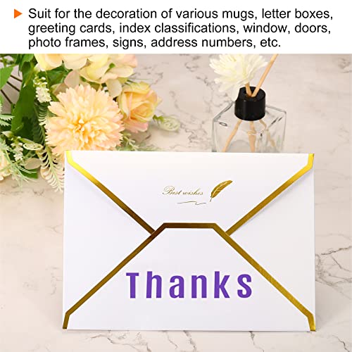 Kit de 81 autocollants vinyle violets avec 10 feuilles de caractères adhésifs