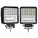 LED Pods, Swatow Industries 2PCS 4Inch Spot Flood Combo Diffused Square LED Work Lights Off Road LED Cubes LED Driving Lights for Truck 4x4 Tractor Heavy Duty UTV ATV Boat - 2 Yr Warranty