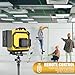16 Laser Level with 1M Tripod, 4x360° Laser Line, Green Cross Line Laser with Tripod Self-Leveling, Lazer Leveler Tool for Picture Hanging laserpower<1mW, 2 Batteries