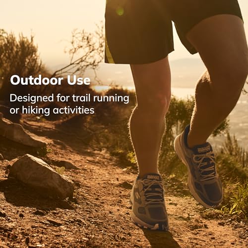 Skechers Men's GO Altitude 2.0-Rocky Hill Trail Running Shoes Sneaker, Black/Gray, 10.5