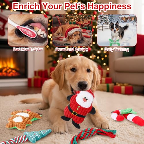 Juguetes de Peluche para Perros Xmas Pack x10 miniatura 4